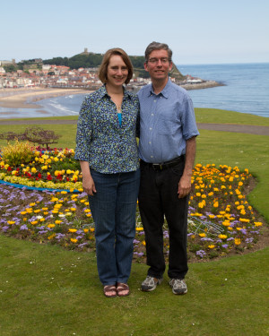 Chris and Helen Repp in Scarborough, UK, in June of 2011
